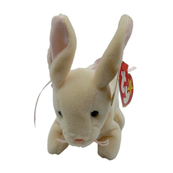 Ty Beanie Baby - Nibbler the Bunny Rabbit 1998 - Picture 1 of 11